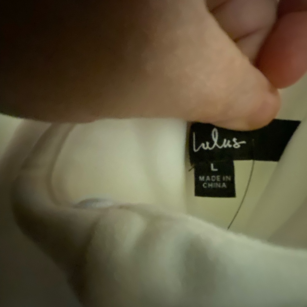 Lulu's White Spaghetti Strap Sundress NWT - Picture 3 of 8